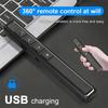 USB Charging Wireless Presentation Clicker Infrared Remote Laser Pointer  PPT Slide Advancer