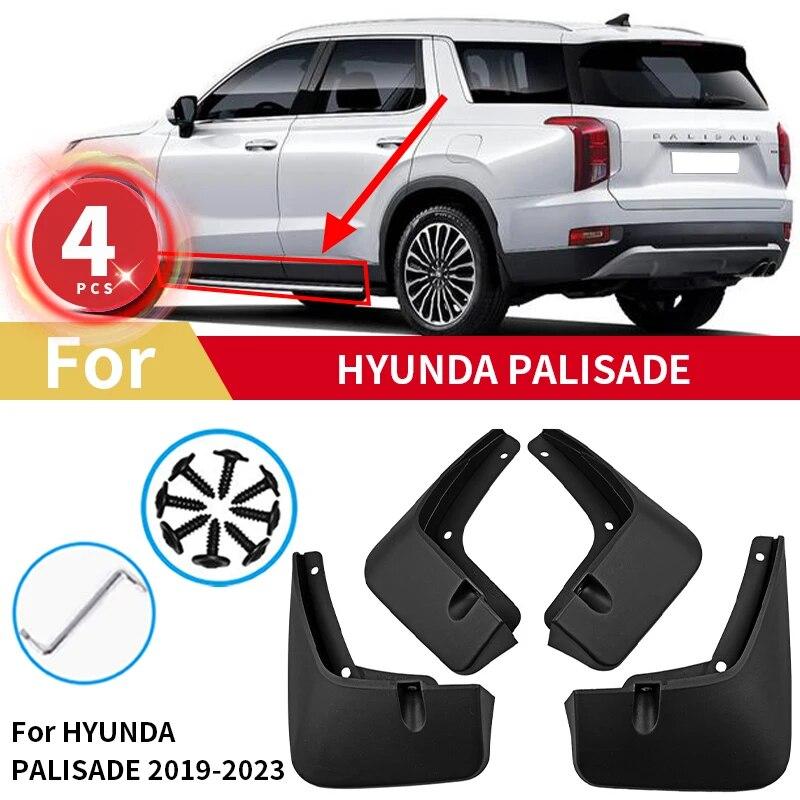 

Брызговики для Hyundai Palisade 2023, брызговики на задние колеса, аксессуары для модификации автомобиля, брызговики, крылья, брызговики pedle