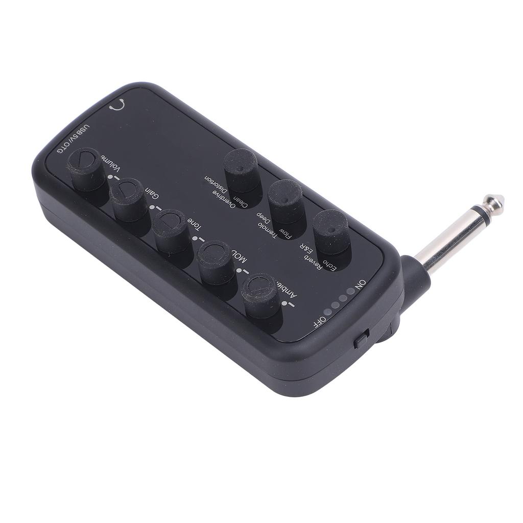 Bass Headphone Amplifier Multi Effects Clean Overdrive Distortion Echo Reverb Chorus Tremolo Deep Bass Headphone Amp