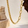 European and American hip hop 101 stainless steel necklace simple niche versatile jewelry accessories men's and women's spot