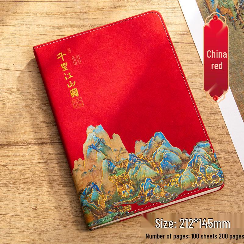 Exquisite Guochao Chinese Style Notebook & Diary Gift Set for Business Meetings