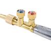 4Pcs Welding Torch Kit for 3/8" 24 Connection Use with CGA 200 Acetylene and CGA 540 Oxygen Tanks Copper Construction