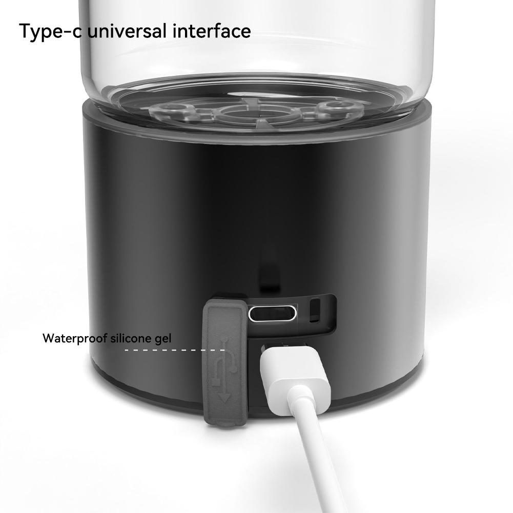 460ml Hydrogen-Rich Water Cup Electric Hydrogen Rich Water Generator Bottle Titanium Quality Filter Portable Antioxidant Lonizer
