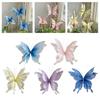 Large Size Simulated Butterfly Giant Size Silk Material 3D Silk Butterfly 3D Design Finished Products Fake Butterfly