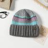 Knitted Warm Hat Ladies Pullover Ear Protector Confinement Windproof Hat Outdoor Cycling Sports Wool Hat Tide