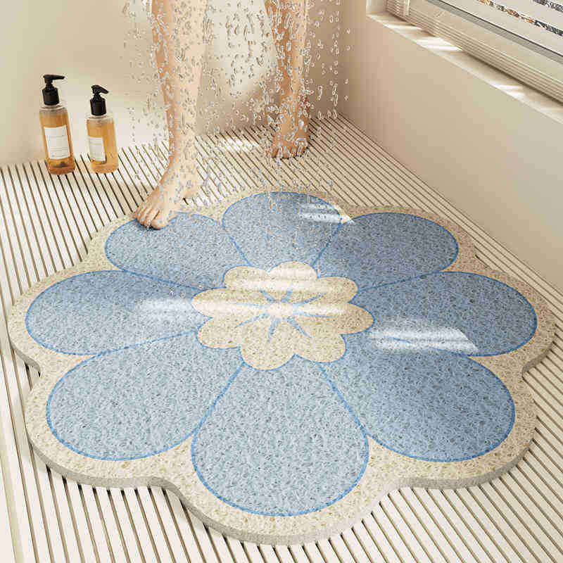 New Bathroom Non-slip Mat Shower Room Bath Floor Anti-fall Mat Toilet Toilet Bathtub Waterproof Mat