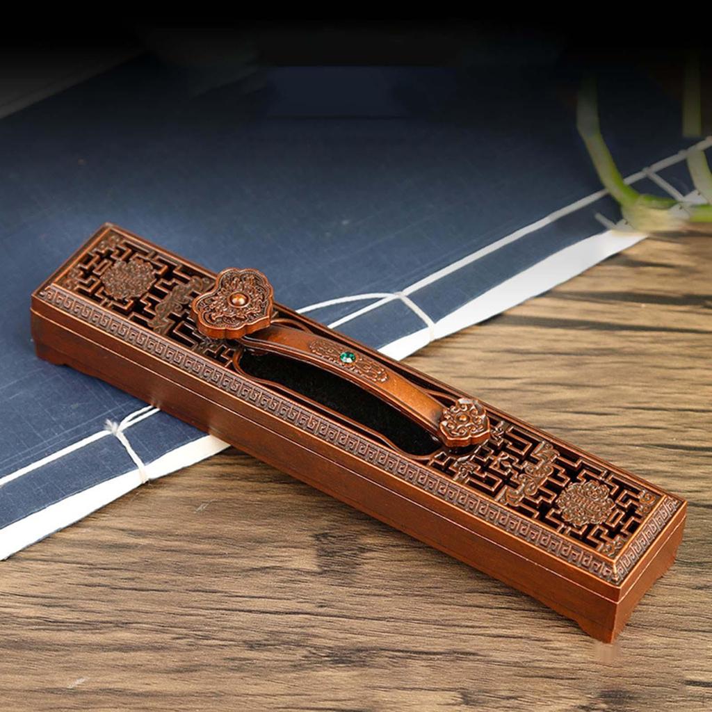 Incense Burner Holder Creative Ornaments Handmade Stick Stand Box for Study