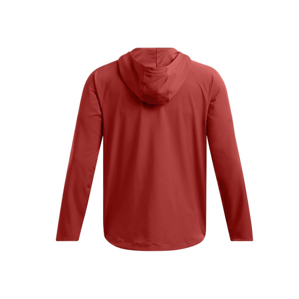 Under Armour Unstoppable Solid Color Breathable Zip Jacket Men Jackets Terracotta-Red 1370494-840
