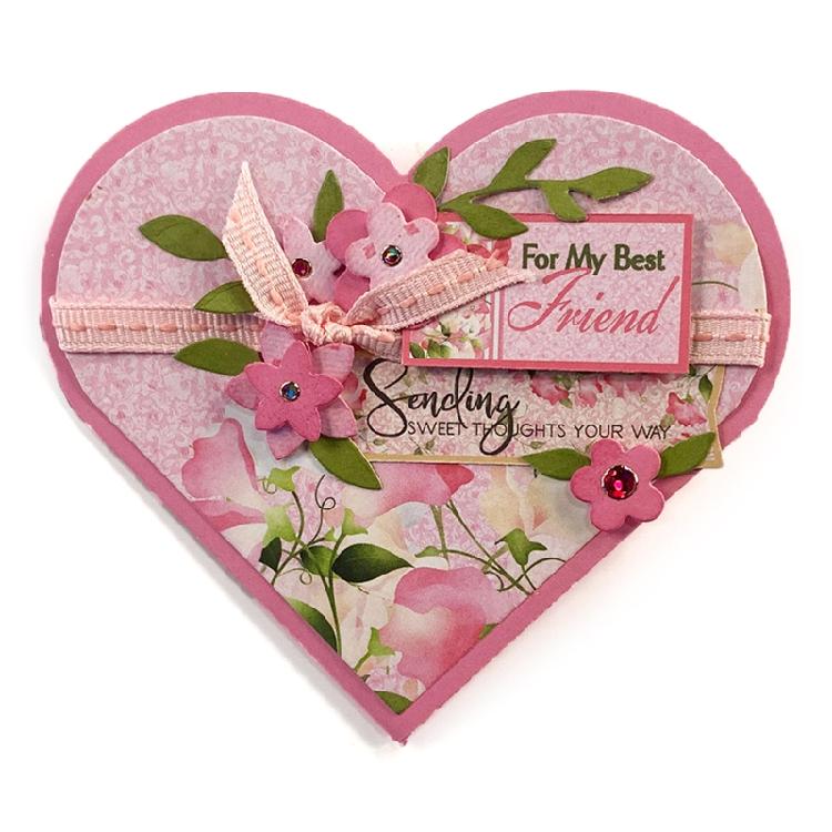 Metal Cutting Dies Stencil Heart-shaped Metal Template Moulds DIY Craft Embossed