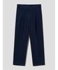 SHIFT.G Semi Wide Brushed Cotton Pants Navy
