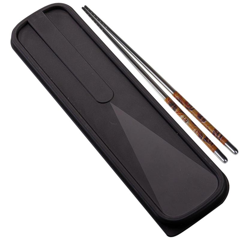 Tableware Box Portable Flip Cover Type Cutlery Case Spoon Fork Chopsticks Box Kitchen Students Household Utensils Dinnerware