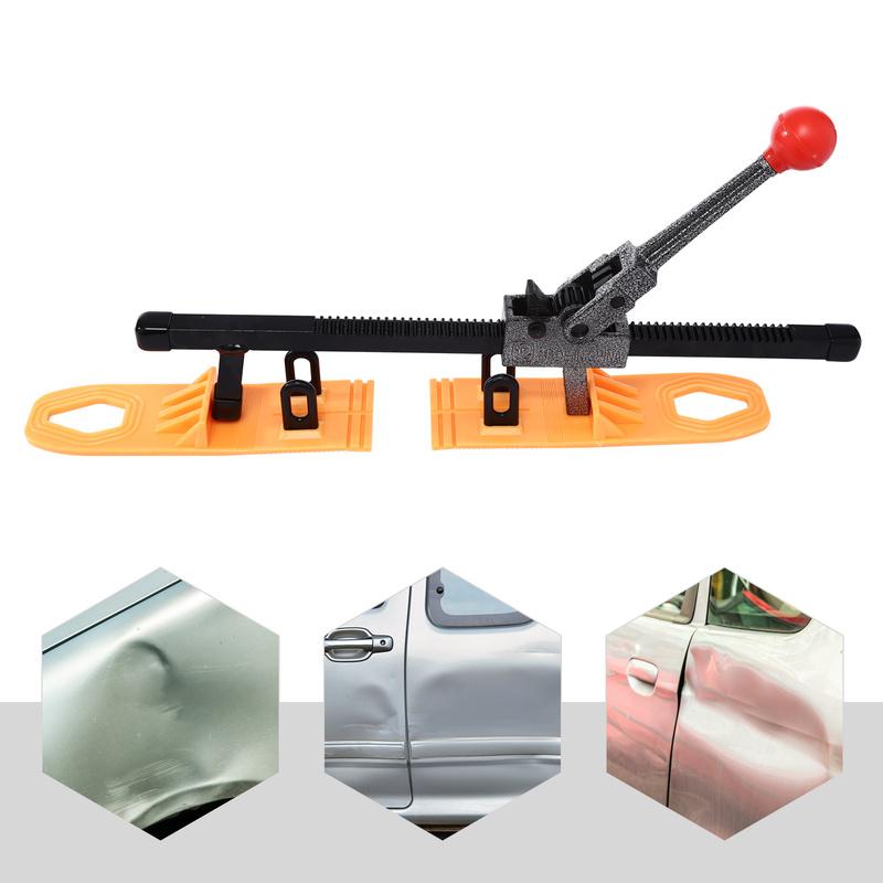 Sheet Metal Puller Dent Removal Tool,Car Dent Repairing Tool, Dent Repairing Kit,with Expander,Pulling Plates,Pulling Rings
