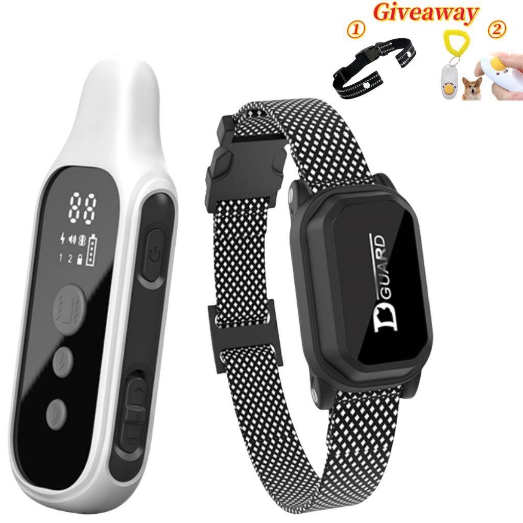800m Digital Dog Training Collar Waterproof Rechargeable Remote Control Pet with LCD Display for All Size Shock Vibration Sound