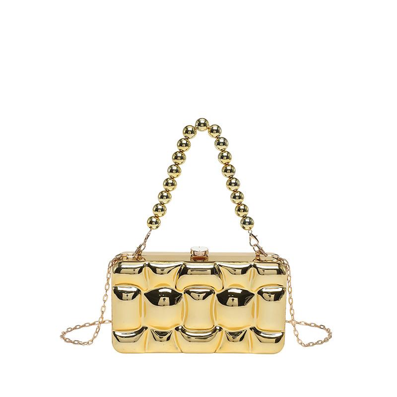 Neue Acryl-Abend-Clutch-Taschen für Damen, Modisches Design, Hochzeitsfeier-Geldbörse, Beutel, Damen-Ketten-Schulter-Crossbody-Taschen