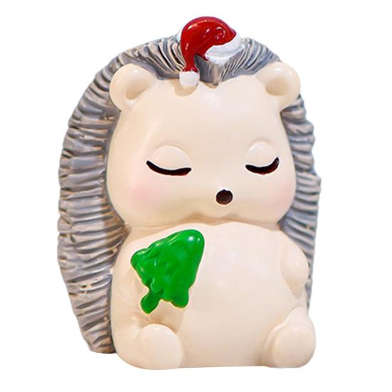 Stylový krásný vánoční motiv miniaturní socha Malé ozdoby na panenky z pryskyřice Dekor na plochu