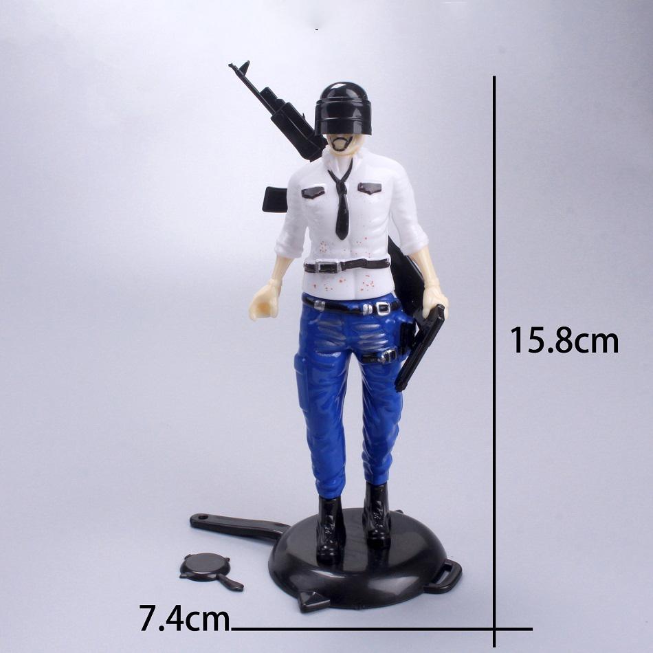

Game PLAYERUNKNOWN’S Cake Topper Animation Figure PUBG Party Happy Celebration Cake Decoration Supplies POLYVINYL CHLORIDE Ornaments Boy Kids Present