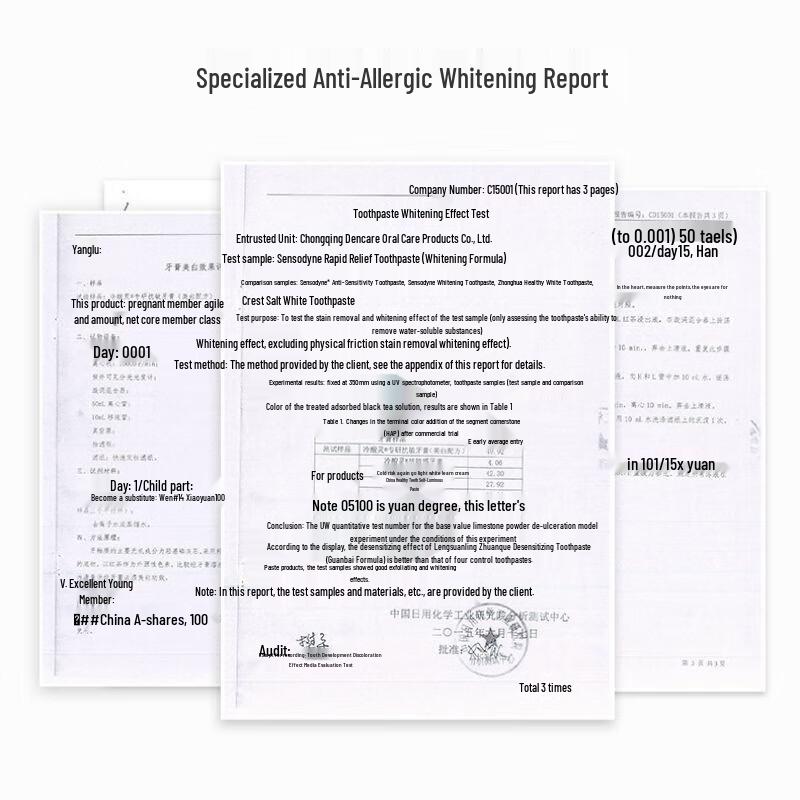 Lengsuanling Specialized Anti-Sensitivity Whitening Pump Toothpaste