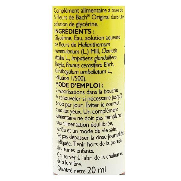 Rescue spray sans alcool - 20ml