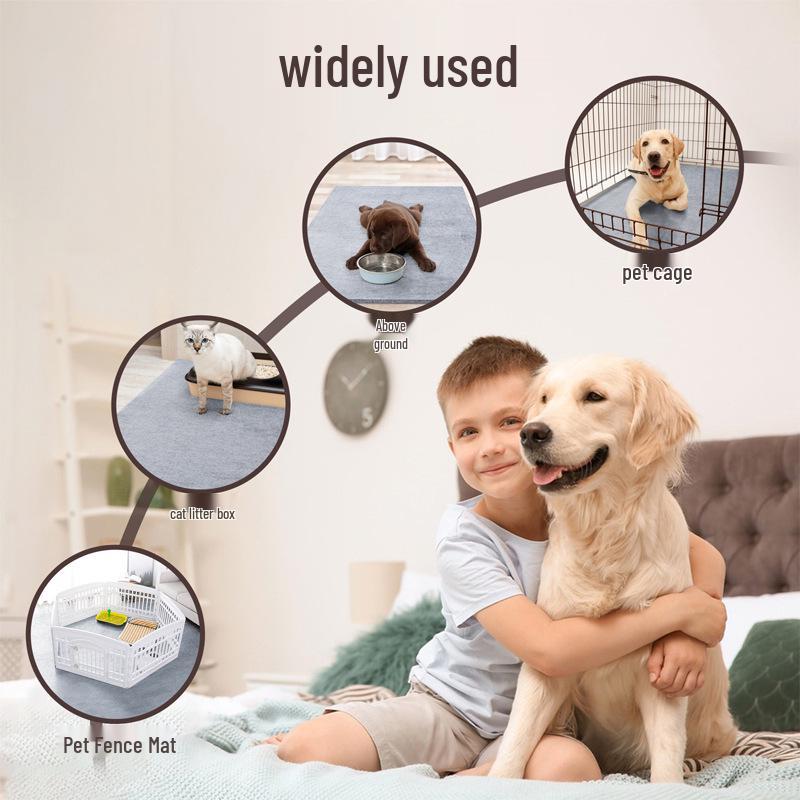 Thickened Pet Pad: Warm, Moisture-Proof, Wear-Resistant, Breathable, and Washable Dog Bed for All Seasons