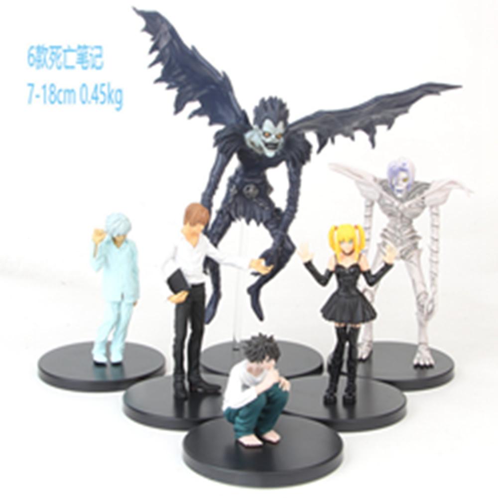 9CM Anime Figure DEATH NOTE Yagami Light Ryuk MisaMisa PVC Standing Model Pose Static Doll Gift Ornaments Sculpture Q version