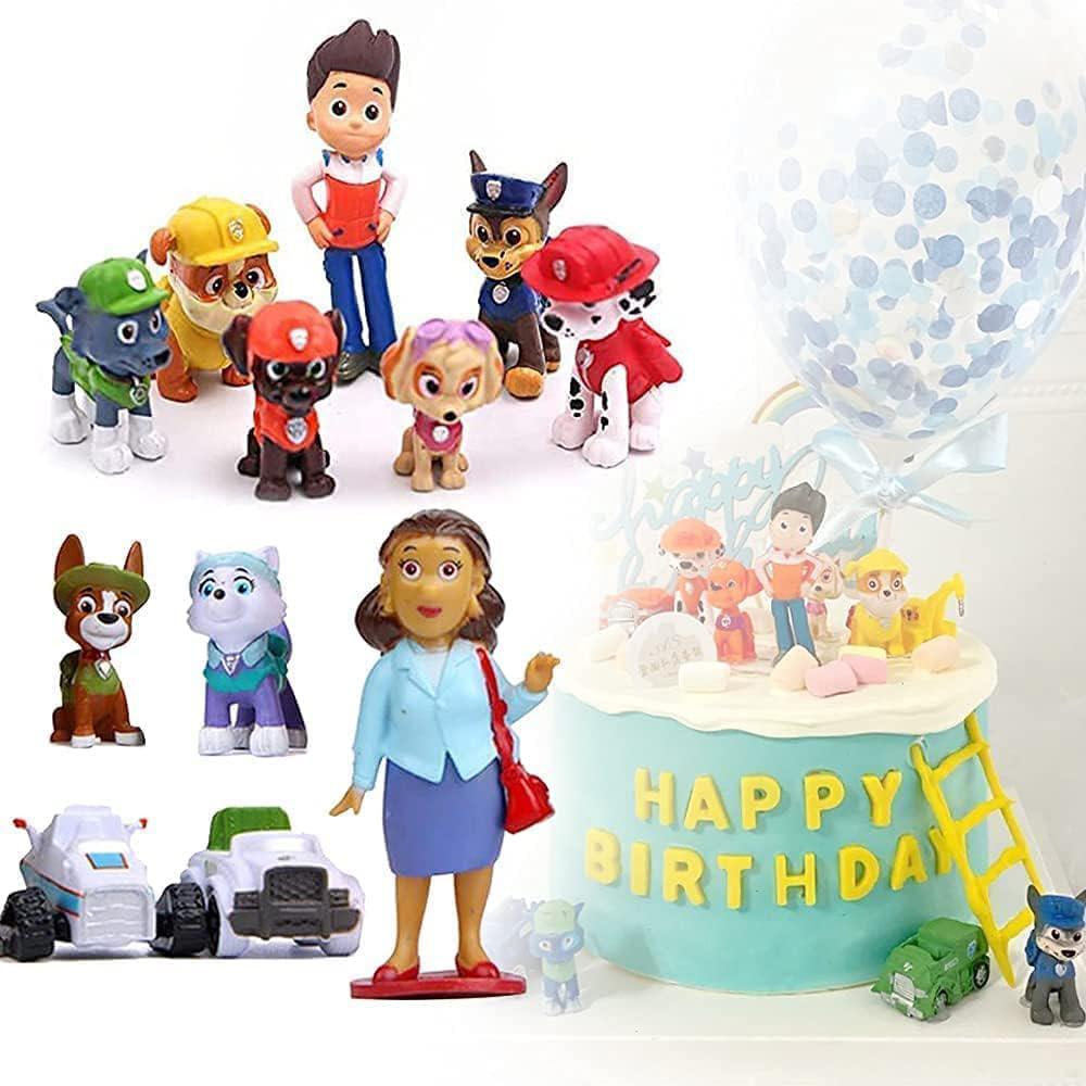 12 ks Akční figurky Tlapková patrola Ozdoby na dort pro párty