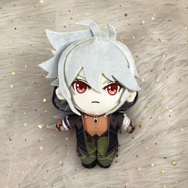 Genshin Impact Razor Pluche Poppen Speelgoed Spel Cosplay Schattig Zacht Gevuld Kussen Kinderen Verjaardagscadeau 20Cm