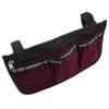 Wheelchair Side Bag With Cup Holder Portable Armrest Storage Pouch For Walker Rollator And Electric Scooter Wheelchairs