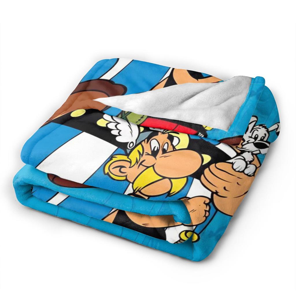 Asterix And Obelix Blanket Quality Super Soft Throw Blanket Winter Picnic Home Decor Fashion Bedspread
