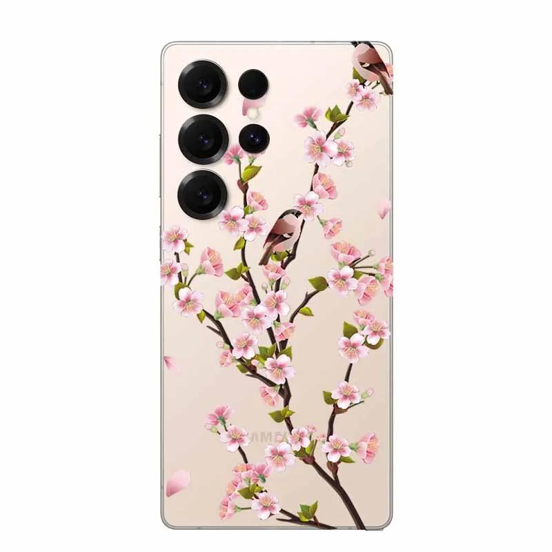 Clear Case For Samsung S25 Ultra 5G Case Clear Back Cover Animal Painting Soft Bumper For Galaxy S25Ultra Transparent Soft Funda