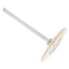 T shaped Nail Drill Bit Clning Brush Portable Nail Dust Brush Manicure Tool Accessory(White )