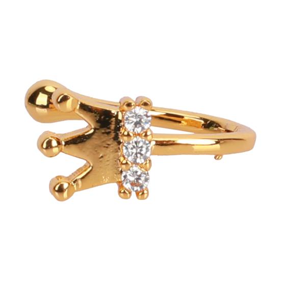 Clip de Piercing de Nez Attrayant Forme U Cuivre Zircone Cubique Multi-style Brillant Manchette d'Oreille Clou de Nez pour Port Quotidien