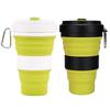 550ml Lightweight to Carry Folding Cup Mountaineering Camping Biking Athletic Multi-Purpose Coffee Cold Drink Retractable Drinkware Mug