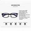Aesthetic Reading Glasses Anti Radiation with Grade +100~400 for Women Anti Blue-light Eye Protection Computer Eyewear