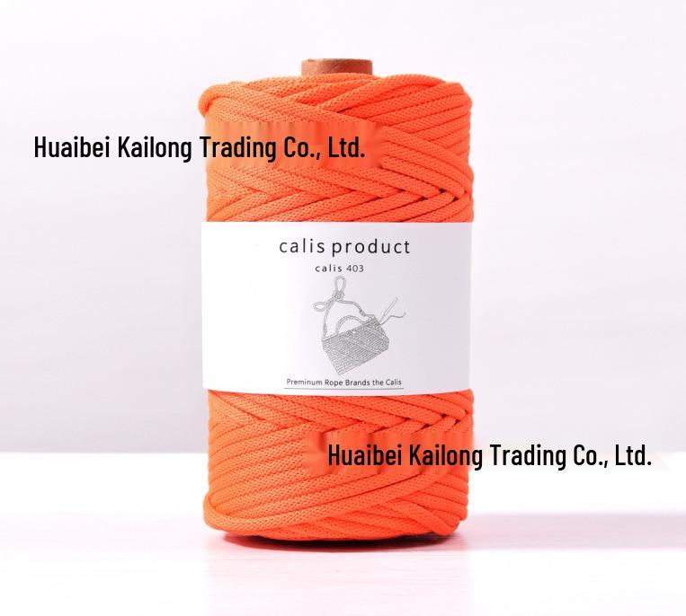 4mm Cotton-Polyester Crochet Cord for DIY Hand-Knitted Bags and Weaving