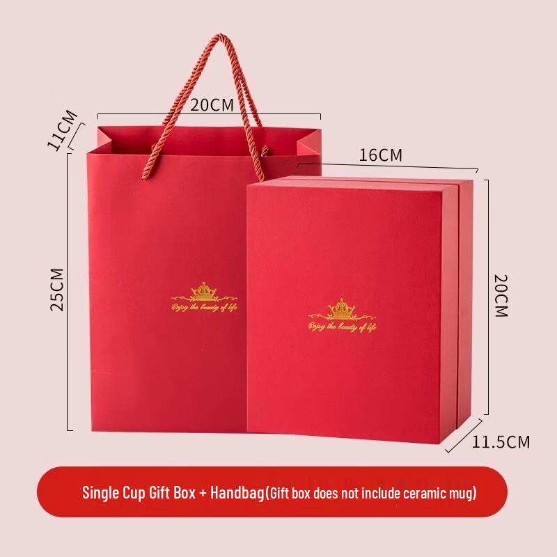 Qian Yu Creative Ceramic Mug with Large Handle