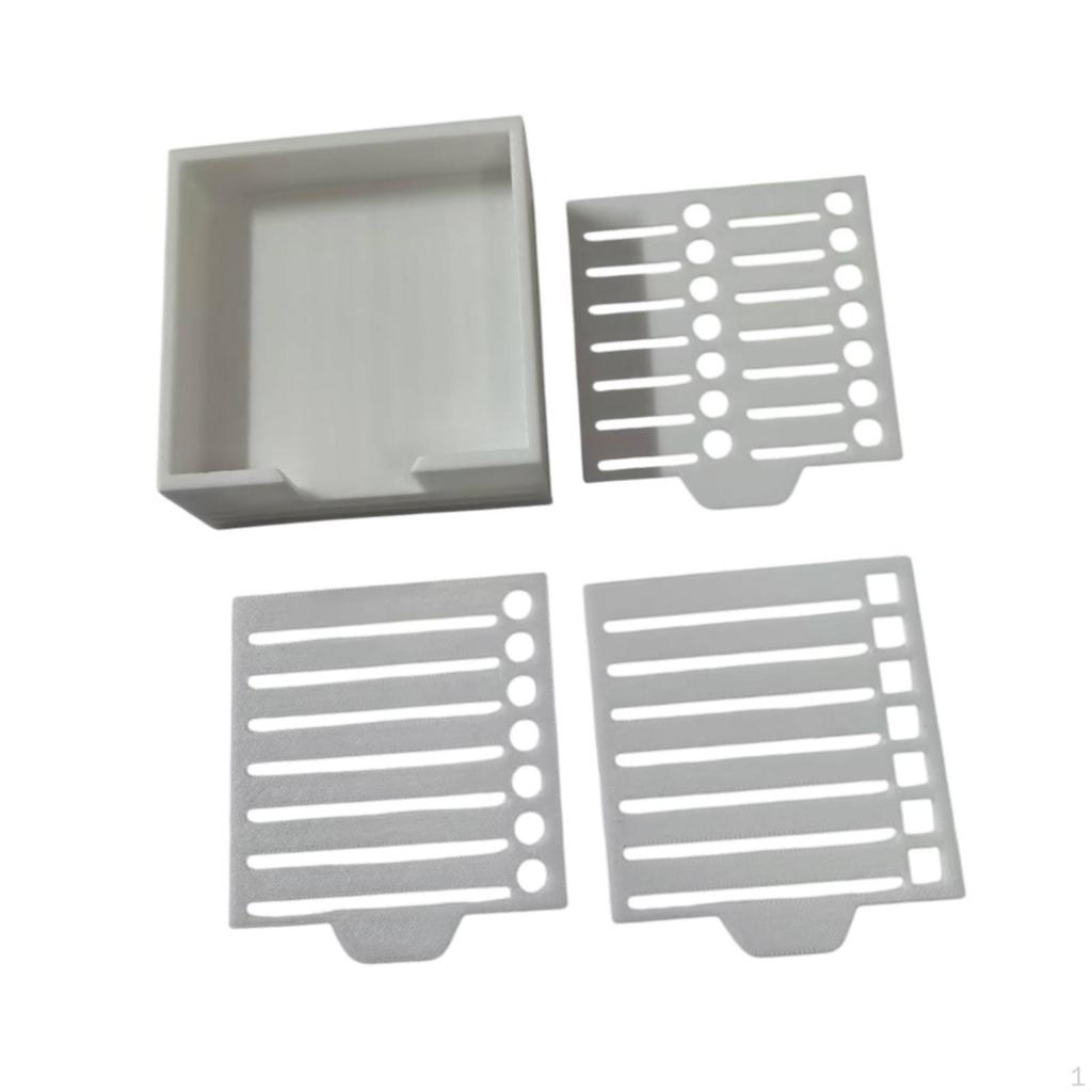 Memo Paper Holder with Stencil Note Dispenser for Office Use