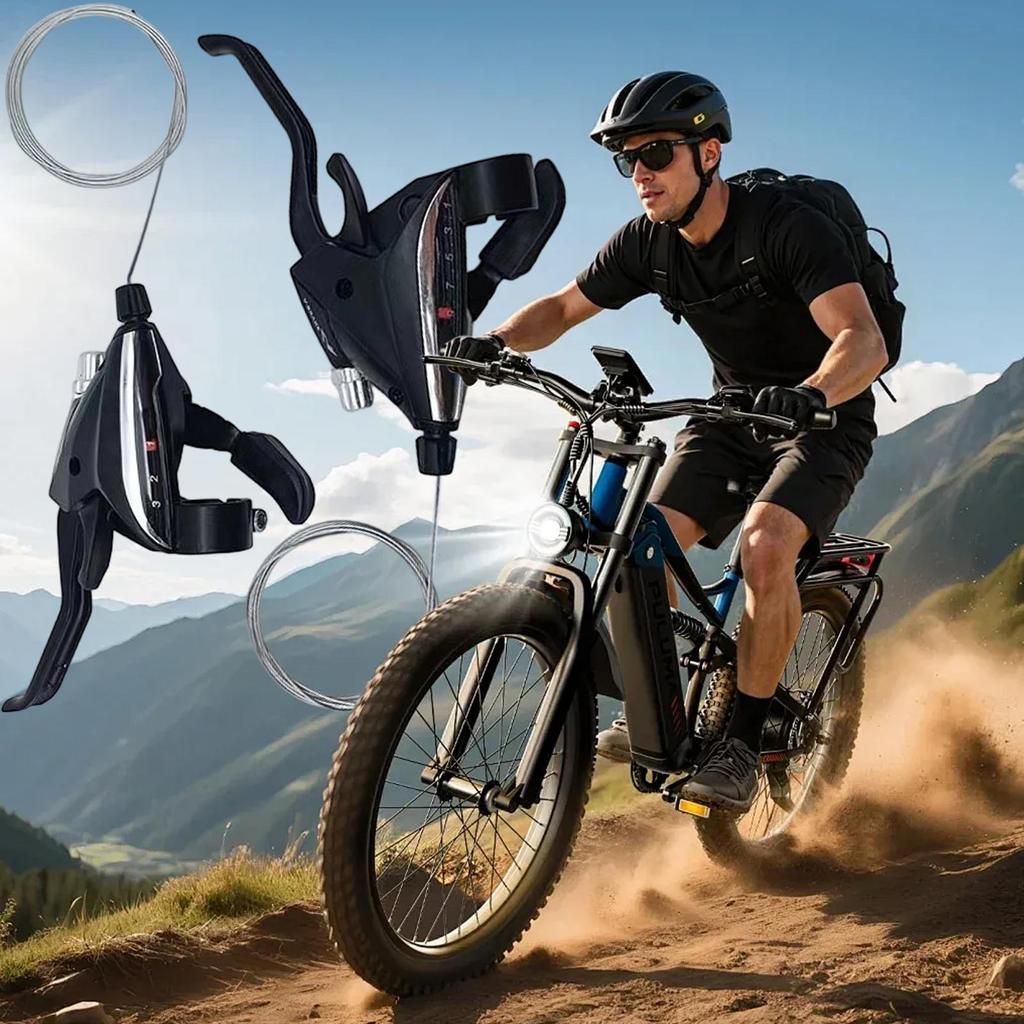 1 pair Cycling Shifter 3x9 Speed Thumb Replacement Parts Bike Shifter  transmission Bicycle Gear Shifter for cycling bike part