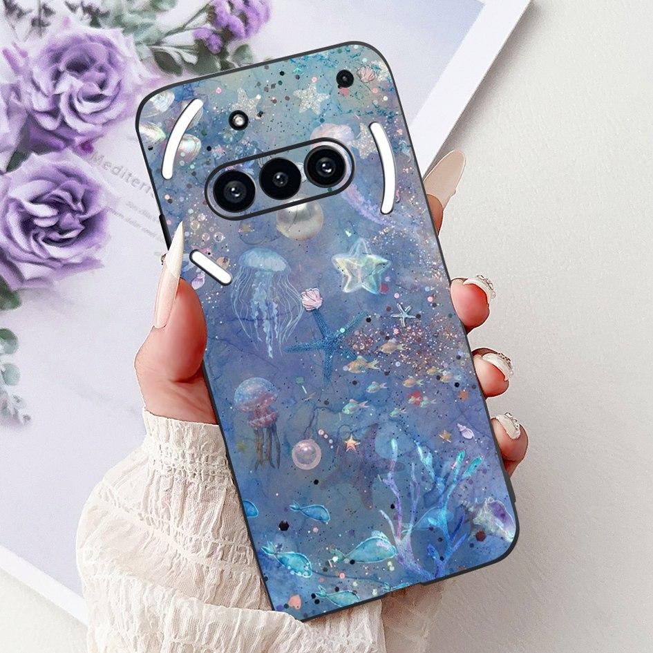 For Nothing Phone 3A 2025 Case A059 Fashion Flower Cats Cartoon Silicone Soft Shockproof Cover For Nothing Phone3A 3A Pro Bumper