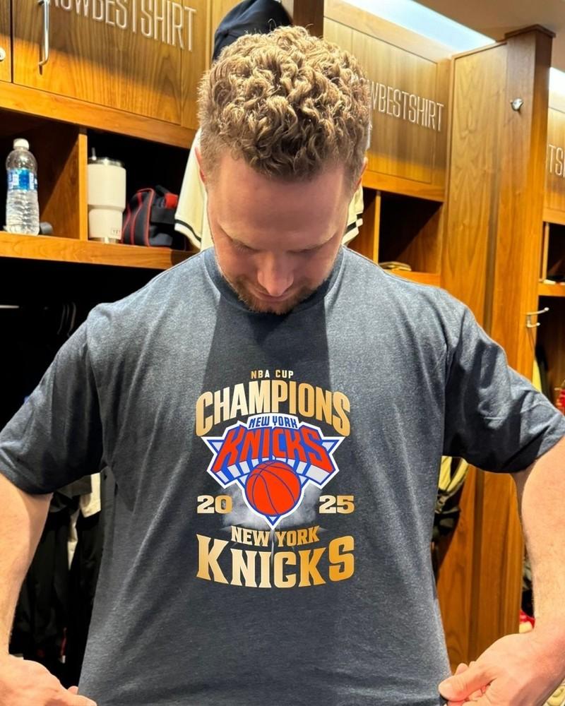 2025 NBA Cup Champions Knicks Shirt Size S-5XL Unisex T-Shirt S