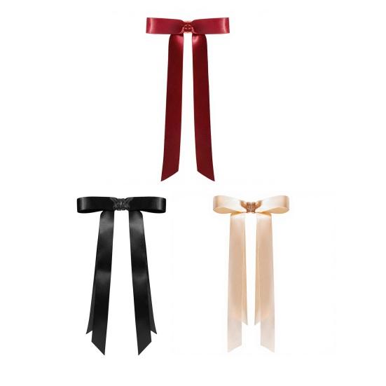 Haarspange Glatter Stoff Magnetische Schleife Dekor Haarspange Hinterkopf Dekorative Haarnadel Haarstyling-Werkzeug Haarschmuck