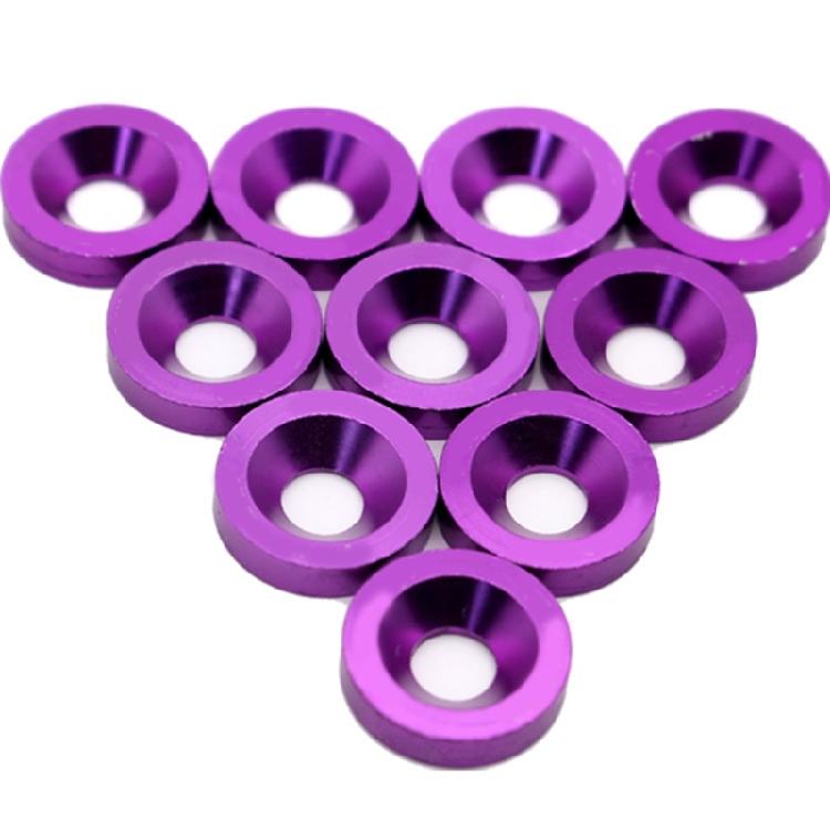 Vis M6 pour plaque d'immatriculation de voiture Fixations Rondelles Garde-boue Pare-chocs Moteur Concave