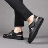Echte Leder Sommer Sandalen für Herren Lässiger Römischer Stil Outdoor Strand Schuhe Bequeme Herren Schuhe für Frühling und Herbst