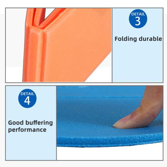 Folding Seat Cushion Portable Waterproof Sitting Mat Lightweight Outdoor Travel Camping Hiking Backpacking Fishing Chair Stadium Seat Pad
