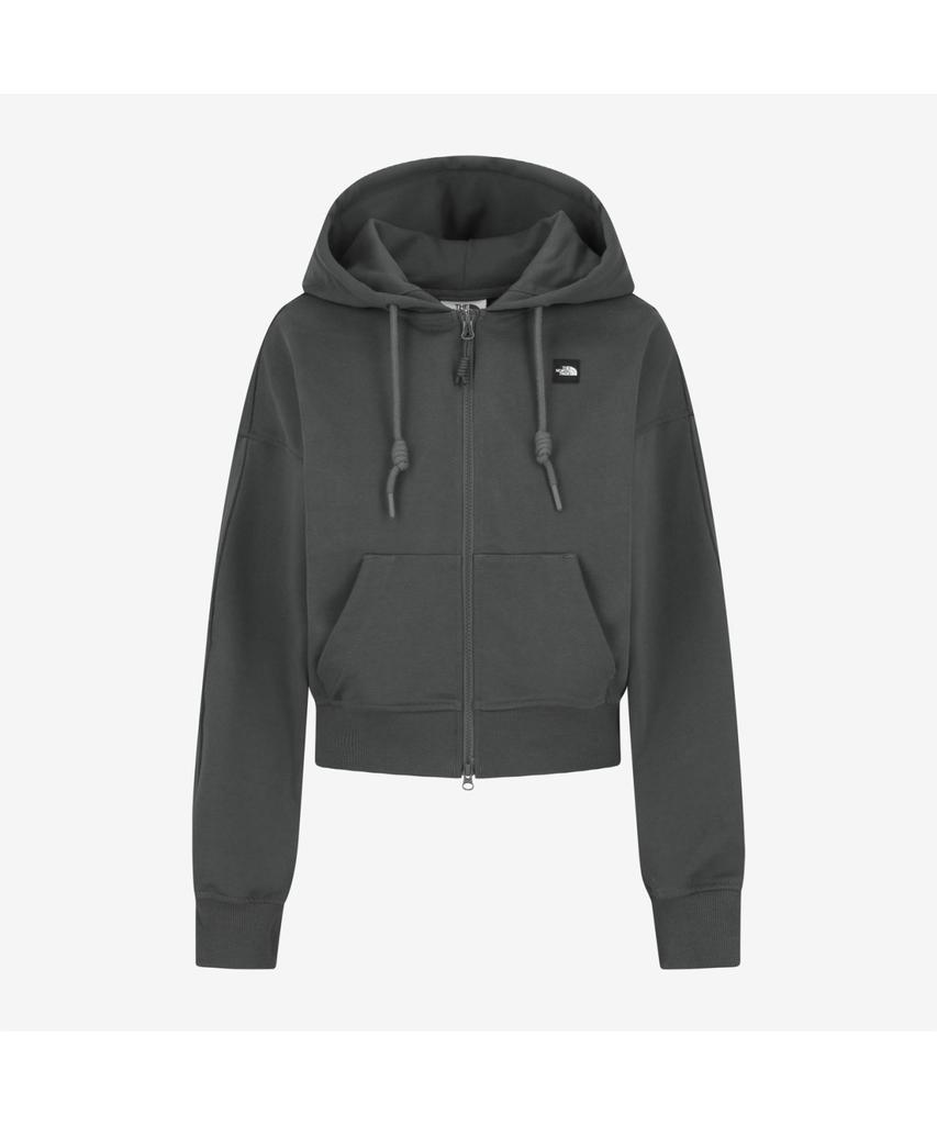 The North Face Nj5Js01L White Label Wl Zip-Up Hoodie Charcoal Grey