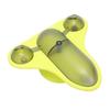 Pet Food Leakage Toy Bite Resistant Teeth Grinding Airplane Missing Food Toy Rotating Airplane Missing Food Toy Green