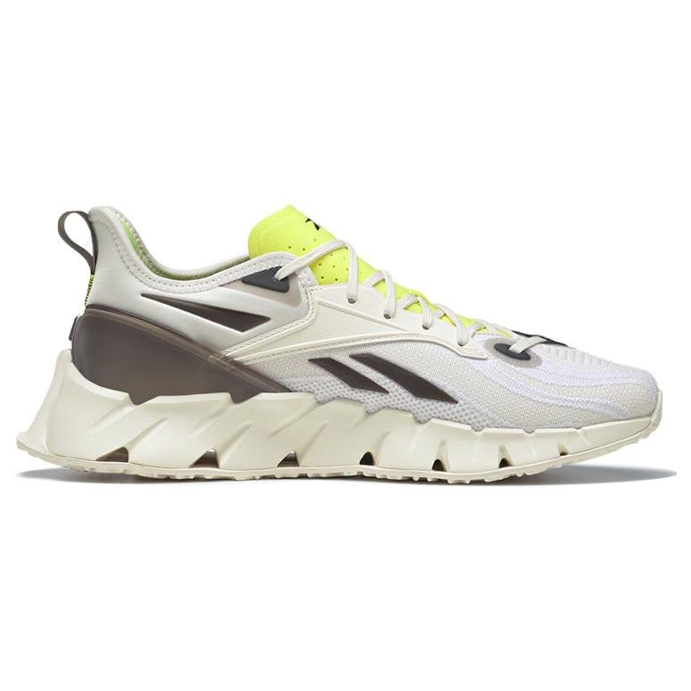 Reebok Zig Kinetica 3 Low Top Running Shoes Unisex sneaker Yellow White HR1322