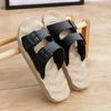 Men's Non-Slip EVA Summer Outdoor Fashion Slippers - Big Size, One-Strap Massage, Perfect for Bath or Home Use