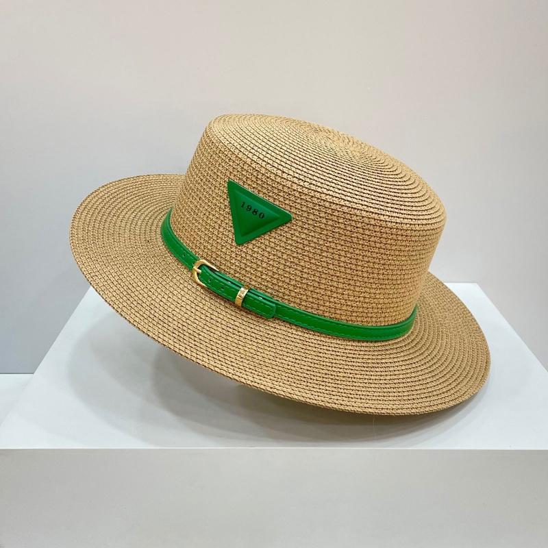 Summer Beach Straw Hats Women Foldable Big Wide Side Casual Female Hat Sunshade Flat-topped Top Cap Travel for Sun Cap