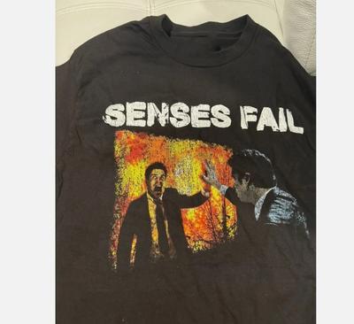 Seltenes Senses Fail Band 2004 Tour Geschenk für Fans S bis 5XL Unisex T-Shirt Nachdruck