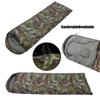 Lightweight Camouflage Cold-Proof Warm Zippered Sleeping Bag Envelope For Home Outdoor Camping Hiking Thermal Insulation Quilt